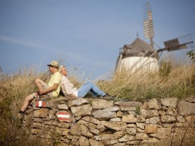 Kurze Rast am Wenzelsteg, © Retzer Land / Bartl