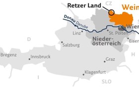 Retzer Land - Lage