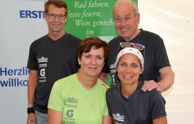 Das Organisationsteam mit Herwig und Barbara Grabner, Reinhold Griebler und Christine Raab., © Retzer Land / Schleich